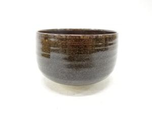 作家物　黒釉　茶碗(保護箱付)